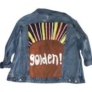 Harry Styles Golden Jean Jacket